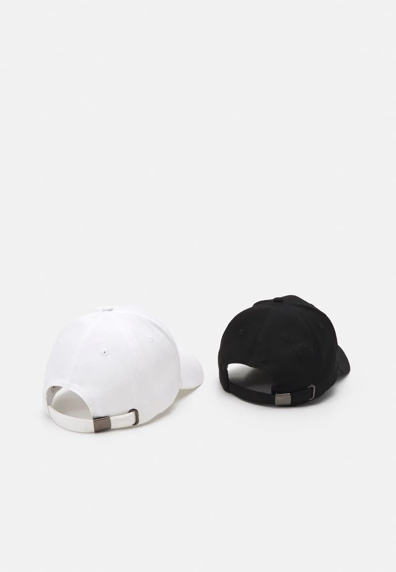 Pier One UNISEX 2 PACK - Cap - Black/white – Bild 2