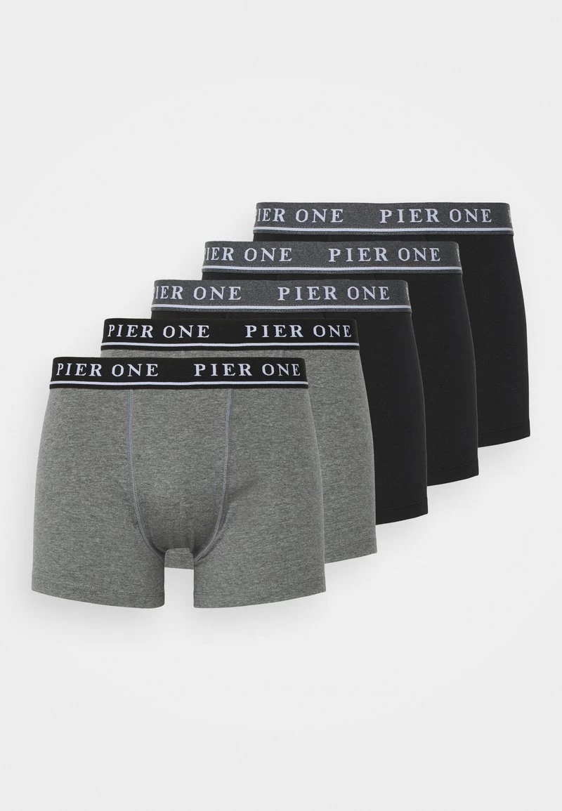Pier One 5 PACK - Panties - Black/khaki – Bild 6