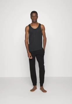 Pier One 2 PACK - Nachtwäsche Hose - Dark Blue/black