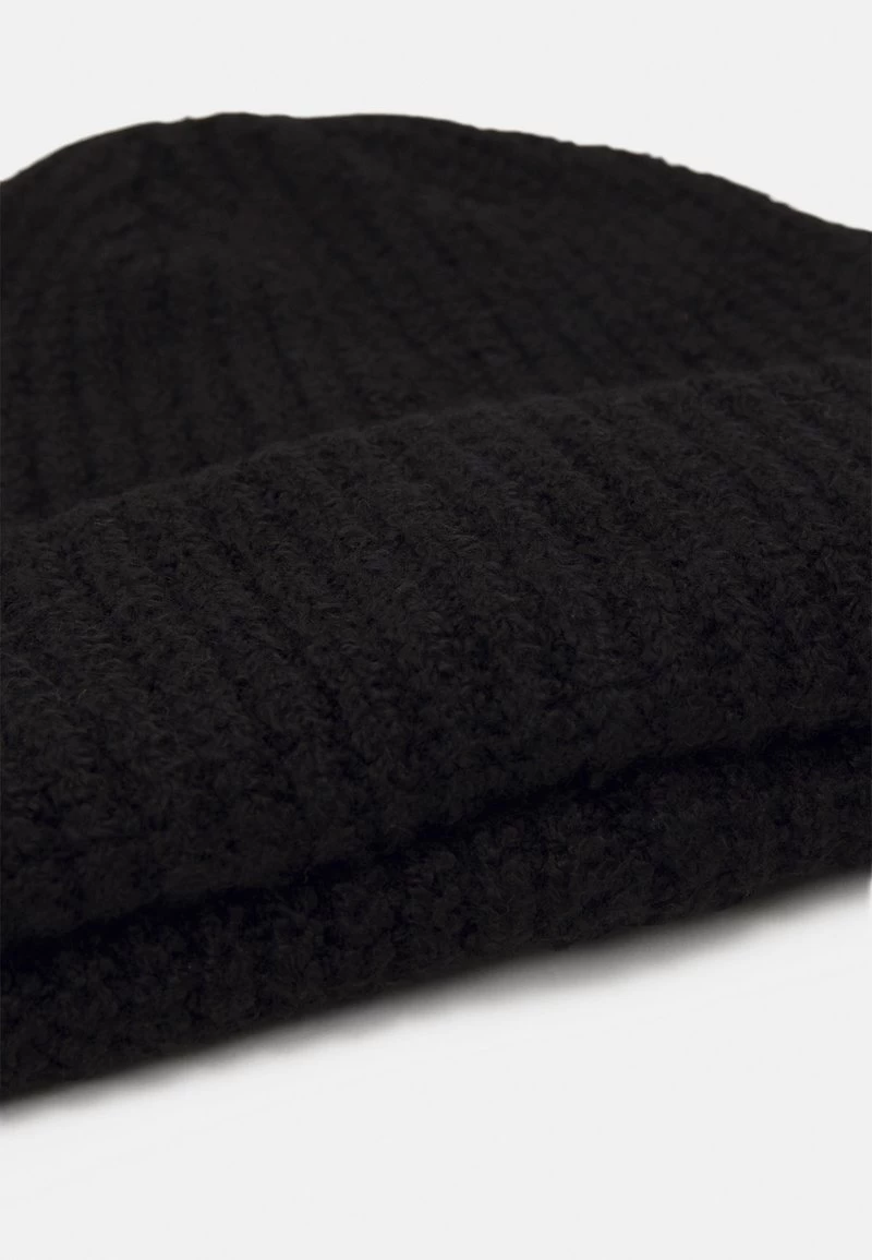 Pier One SHORT MICRO BEANIE UNISEX - Mütze - Black – Bild 3