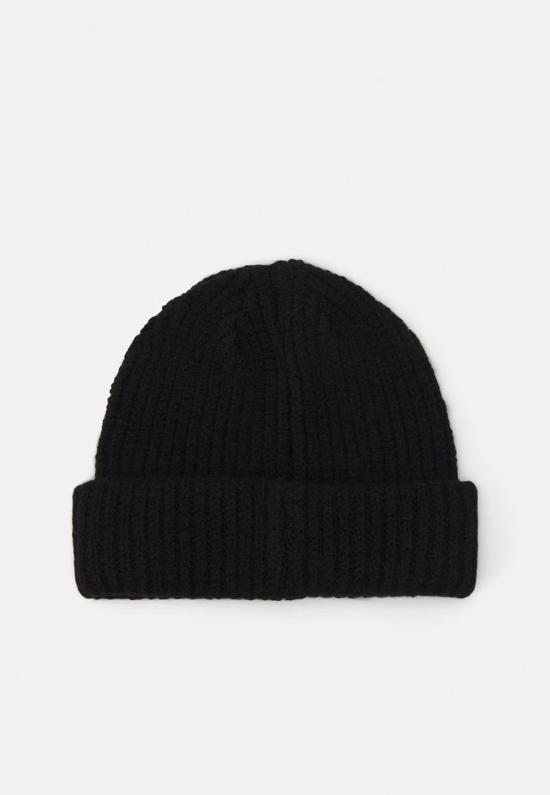 Pier One SHORT MICRO BEANIE UNISEX - Mütze - Black – Bild 2