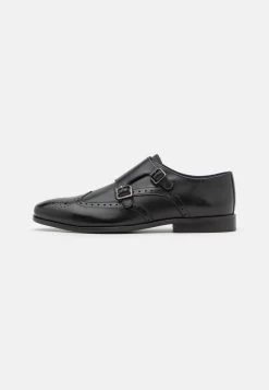Pier One LEATHER - Business-Slipper - Black