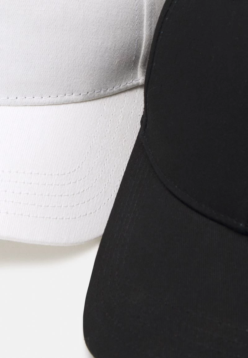 Pier One UNISEX 2 PACK - Cap - Black/white – Bild 4