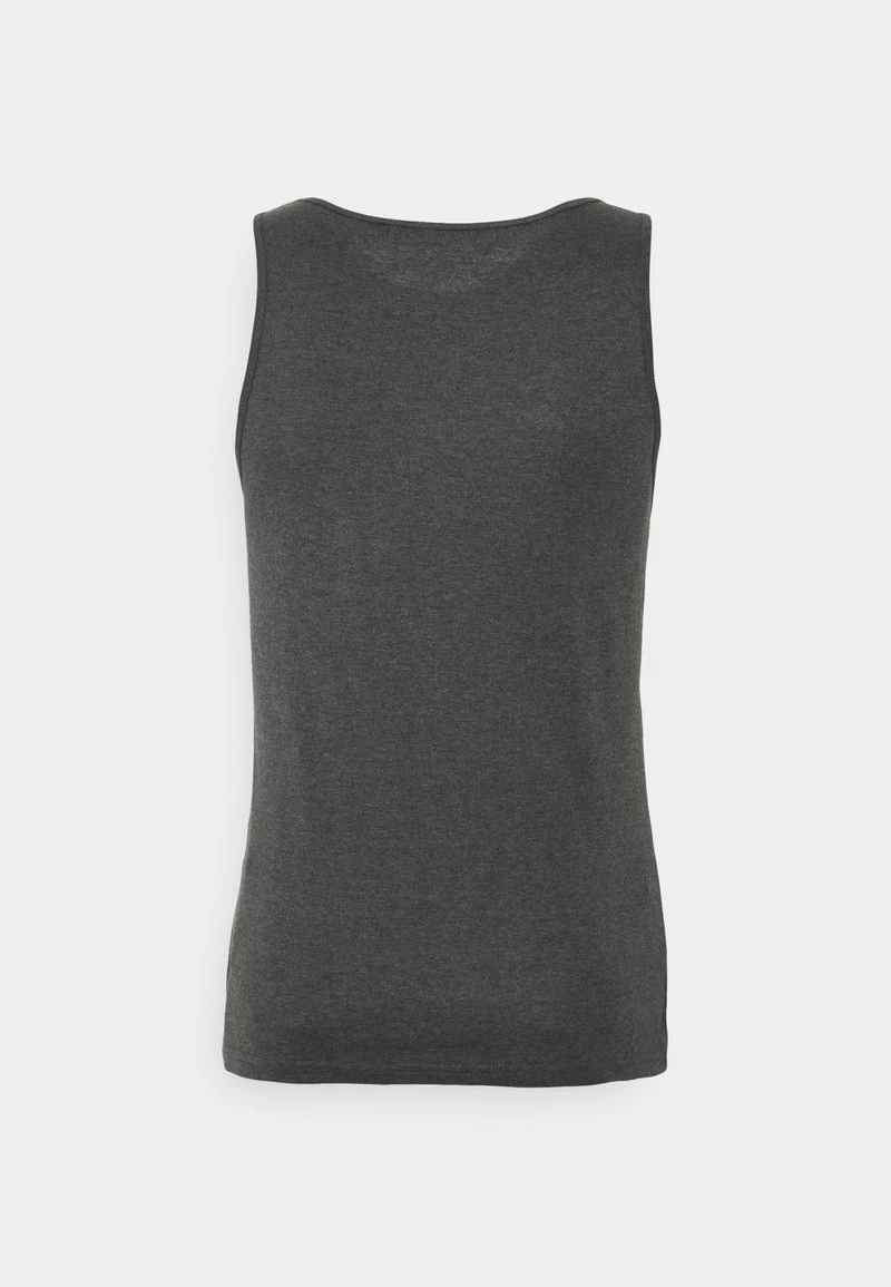 Pier One 3 PACK - Unterhemd/-shirt - Black/khaki/mottled Dark Grey – Bild 3