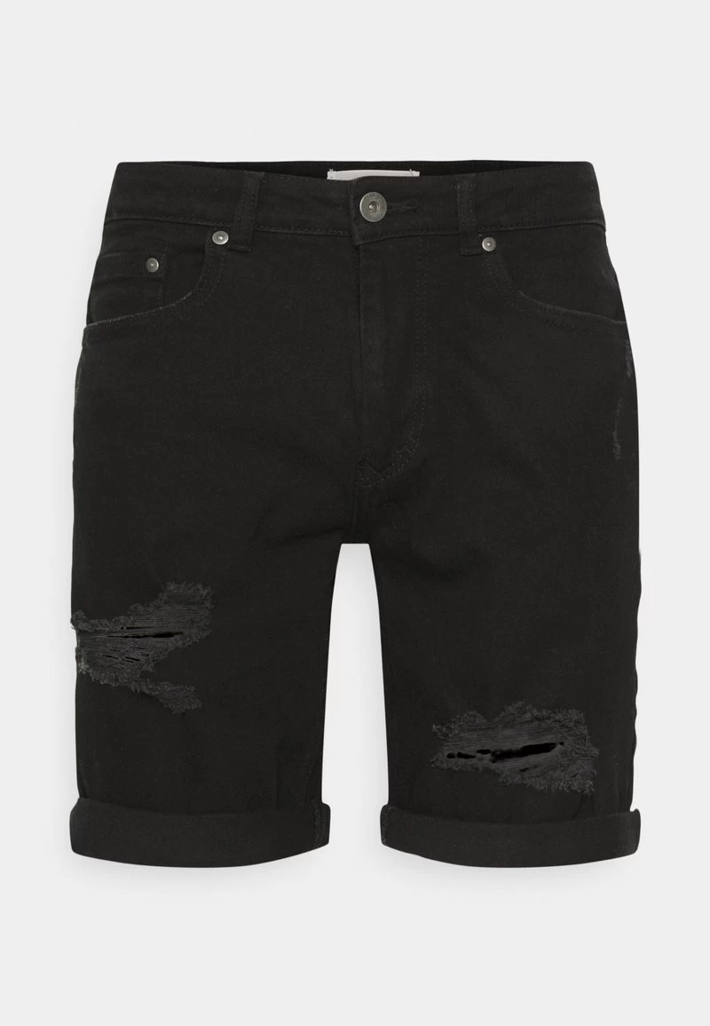 Pier One Jeans Shorts - Black – Bild 4