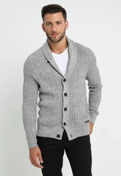 Pier One Strickjacke - Mottled Dark Grey