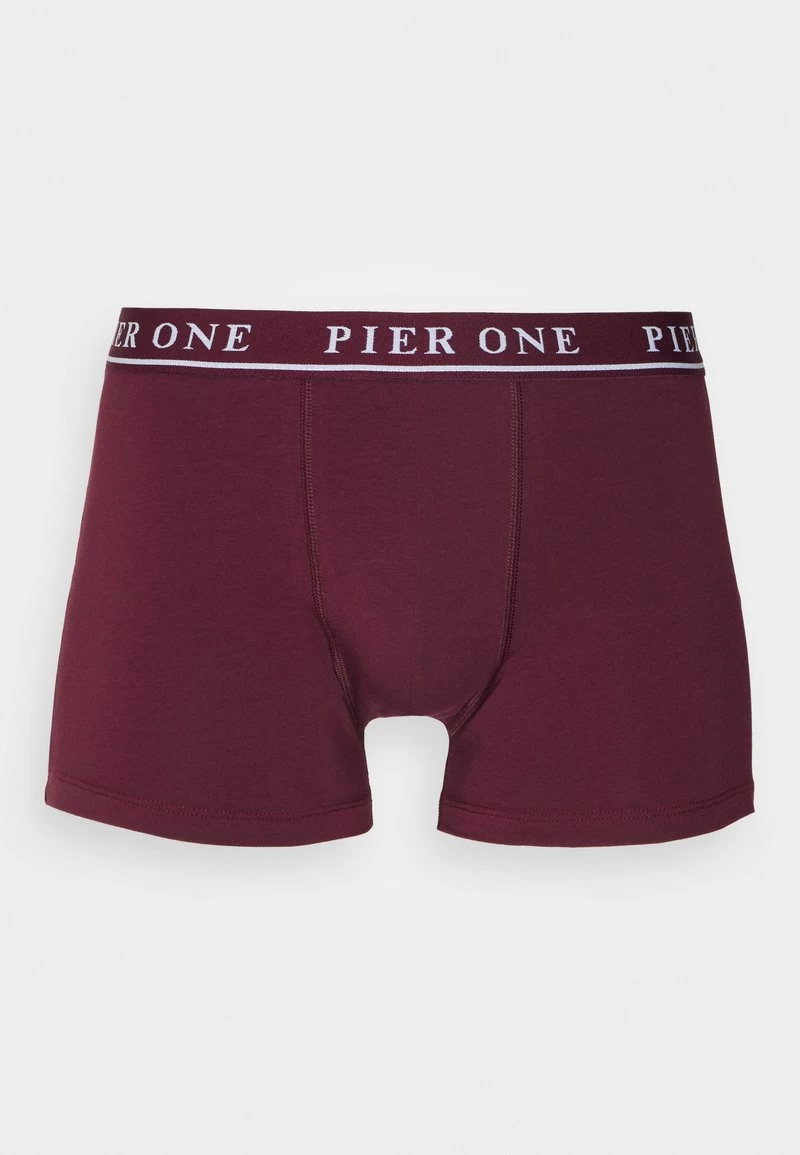 Pier One 5 PACK - Panties - Bordeaux/mottled Grey – Bild 2