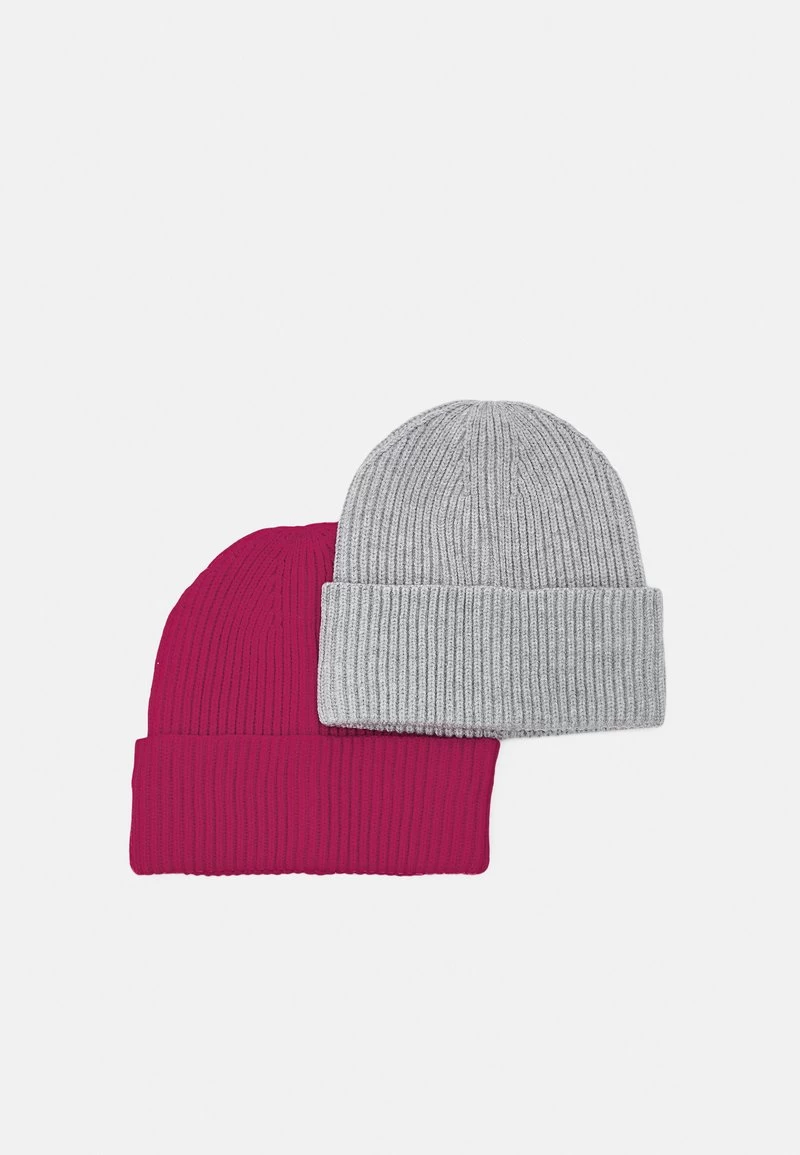 Pier One UNISEX 2 PACK - Mütze - Red/grey – Bild 4
