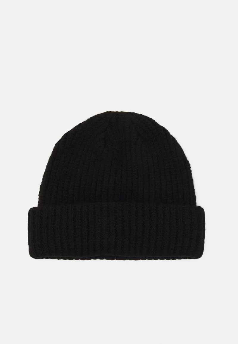 Pier One SHORT MICRO BEANIE UNISEX - Mütze - Black – Bild 4