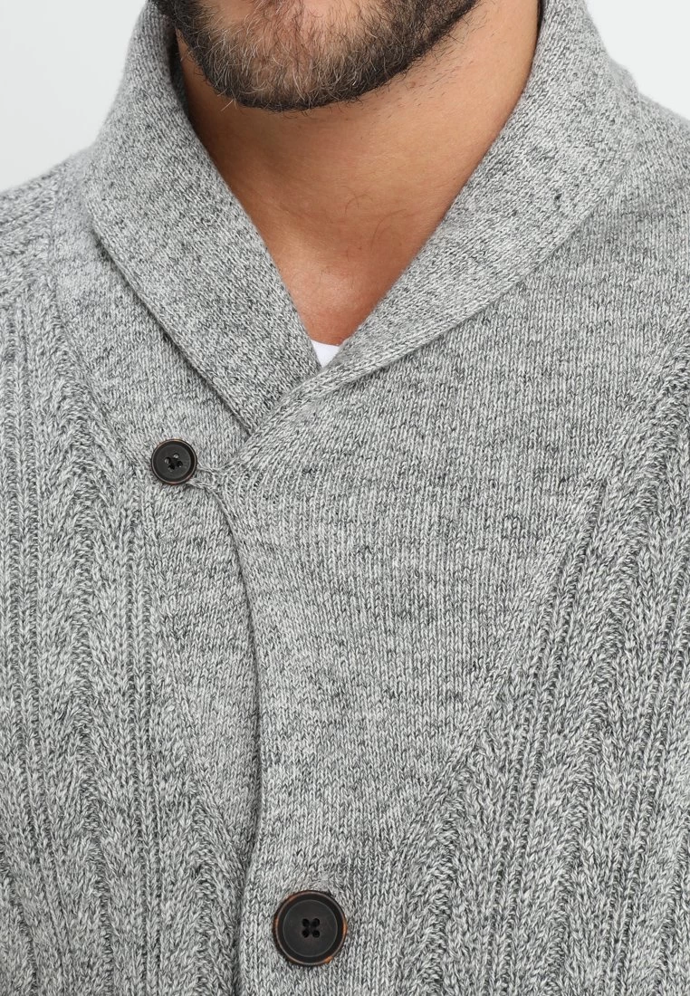 Pier One Strickjacke - Mottled Dark Grey – Bild 4