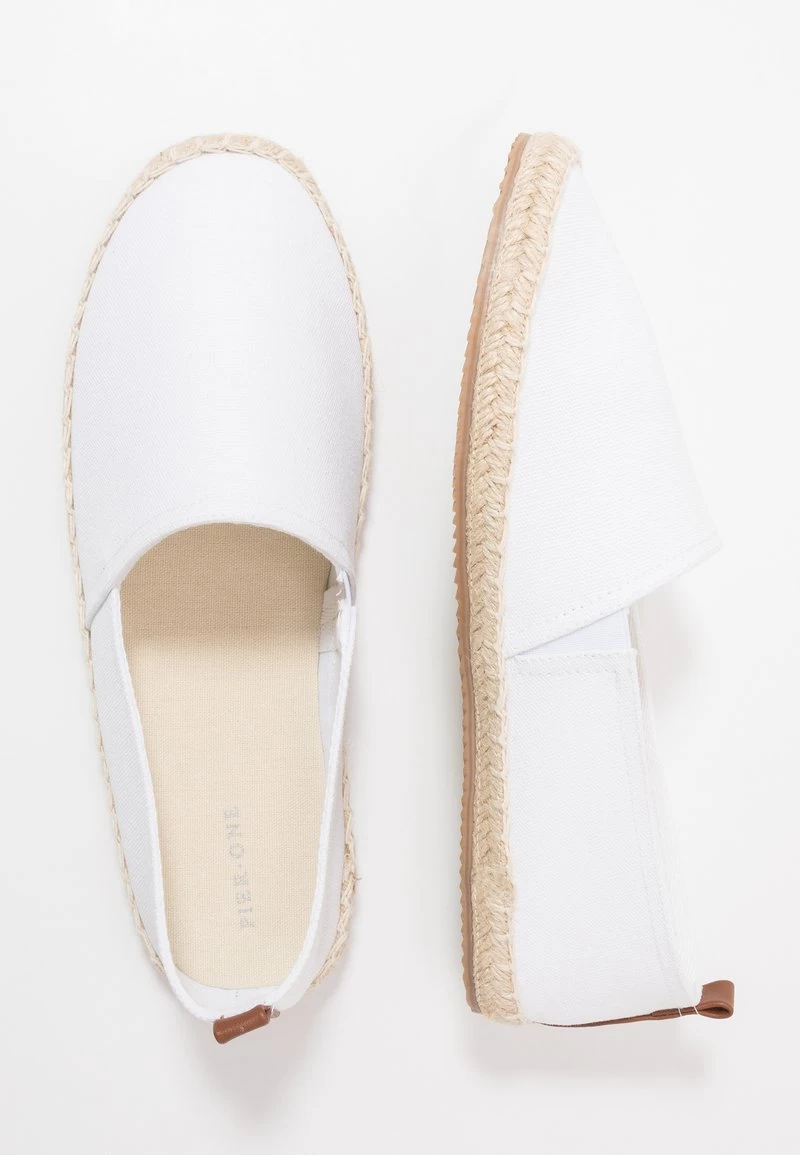 Pier One RENA ESPADRILLE UNISEX - Espadrille - White – Bild 2