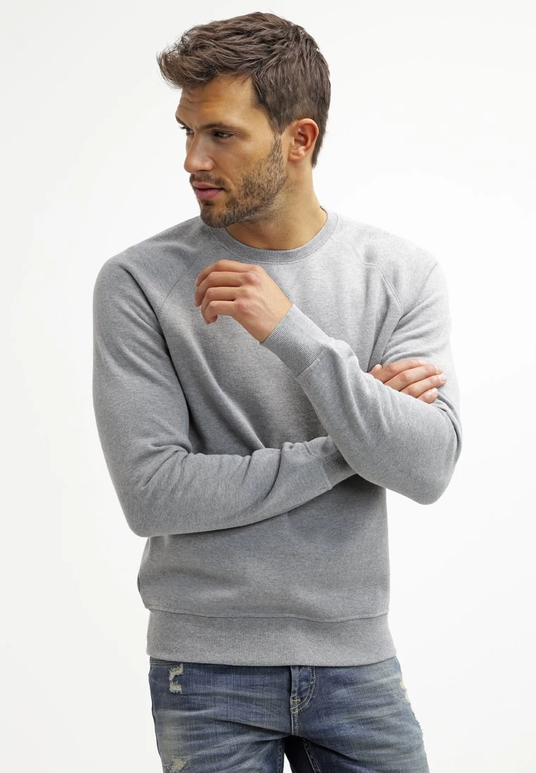 Pier One Sweatshirt - Mid Grey Melange