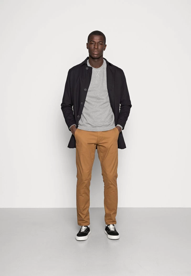 Pier One 2 PACK - Sweatshirt - Mottled Light Grey/black