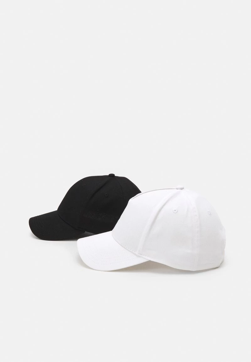 Pier One UNISEX 2 PACK - Cap - Black/white – Bild 3