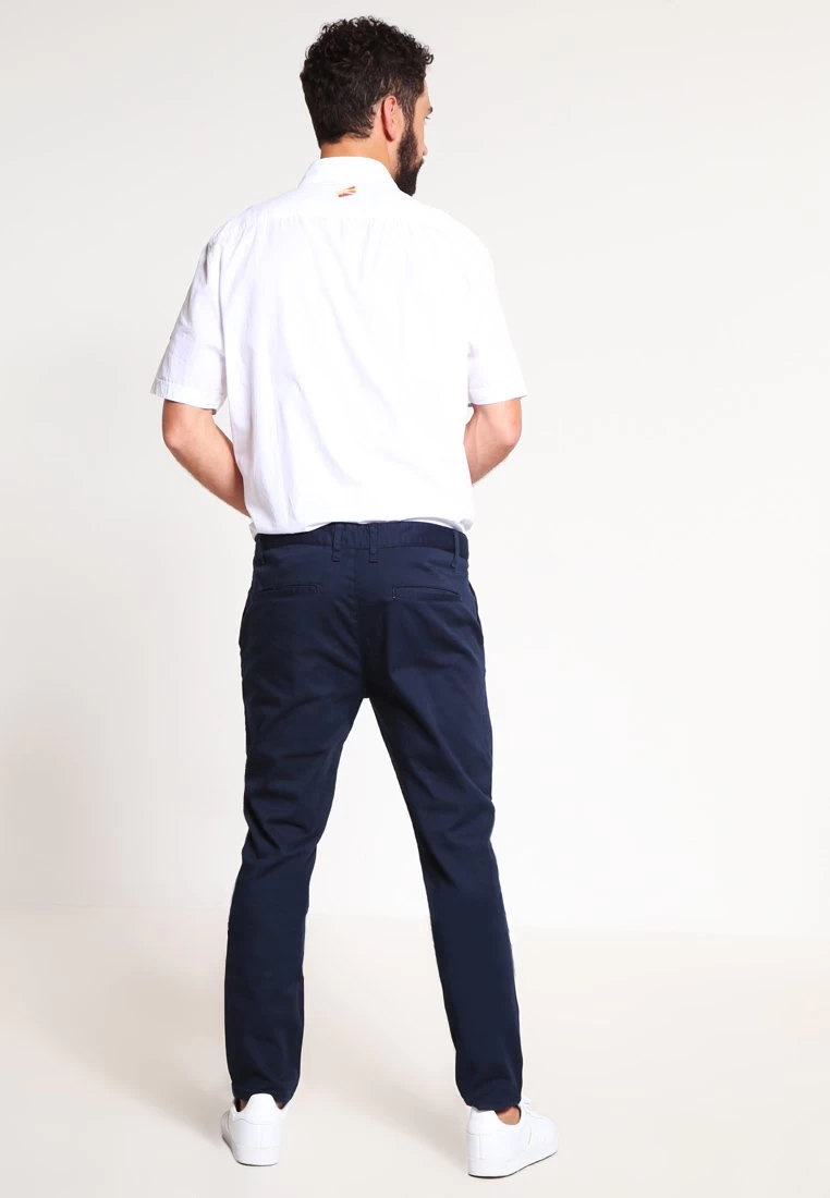Pier One SLIM FIT CHINO - Chino - Dark Blue – Bild 3