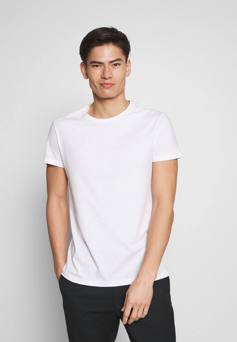 Pier One 5 PACK - T-Shirt Basic - Olive/ White/ Navy /yellow /black – Bild 2